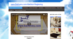 Desktop Screenshot of bathrenu.com